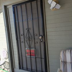 Security iron door