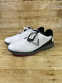 NWT Callaway Balboa Sport Vent Spikeless Golf Shoes CG107WT Mens Size 12 D White