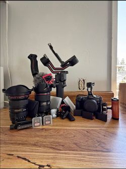 Canon R8 Camera with Lenses Complete Rig