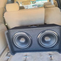 Infinity Dual down firing Subwoofer Box