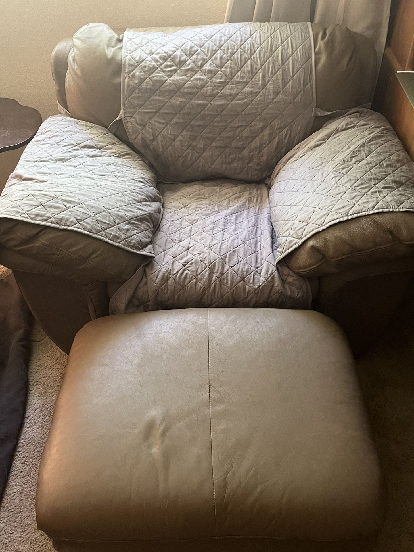 Free Chair And Ottoman