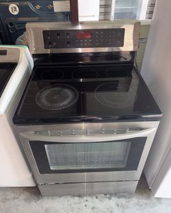 LG Stainless Steel Flat Top Stove Oven And Range