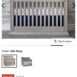 Baby Cache Vienna 4-in-1 Convertible Crib + Free Mattress 