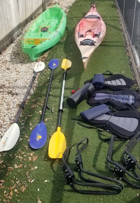 Kayaks Single and Tandem