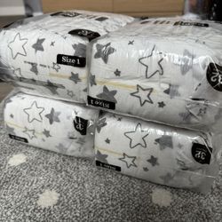 Diapers Size 1! MAKE OFFER NEED GONE