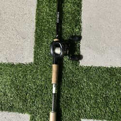 Shimano Curado DC HG 150 Paired With A Omen Black 13 Fishing Rod Med Heavy