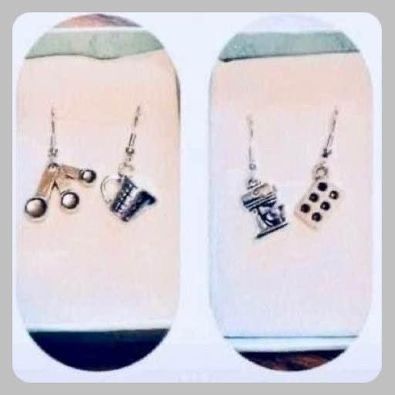 Adorable Cute Baking Earrings Baker/Chef