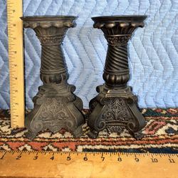 Pair Of Candle Holders 