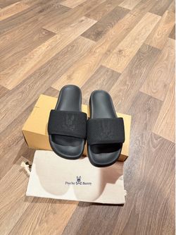 Psycho Bunny Black Slides