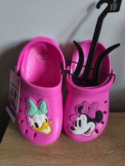 Disney Toddler Girls Minnie Mouse and Daisy Duck Clogs Size 10