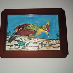 Water Color Wood Pecker Artwork