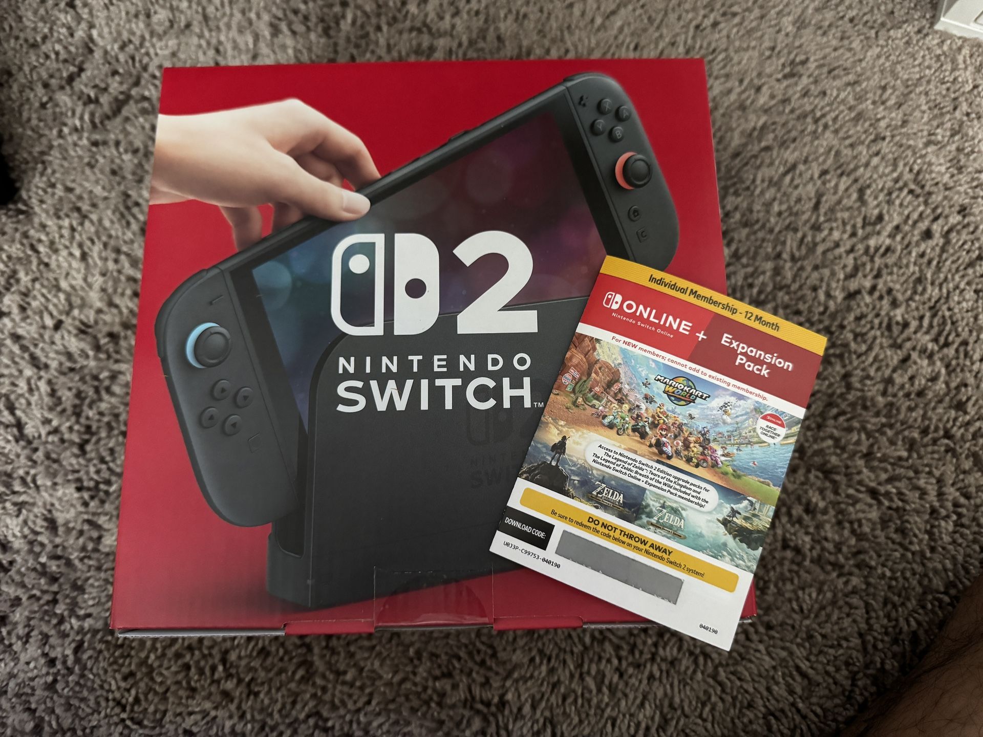 Nintendo switch 2 Costco Bundle With Mario Kart And NSO+