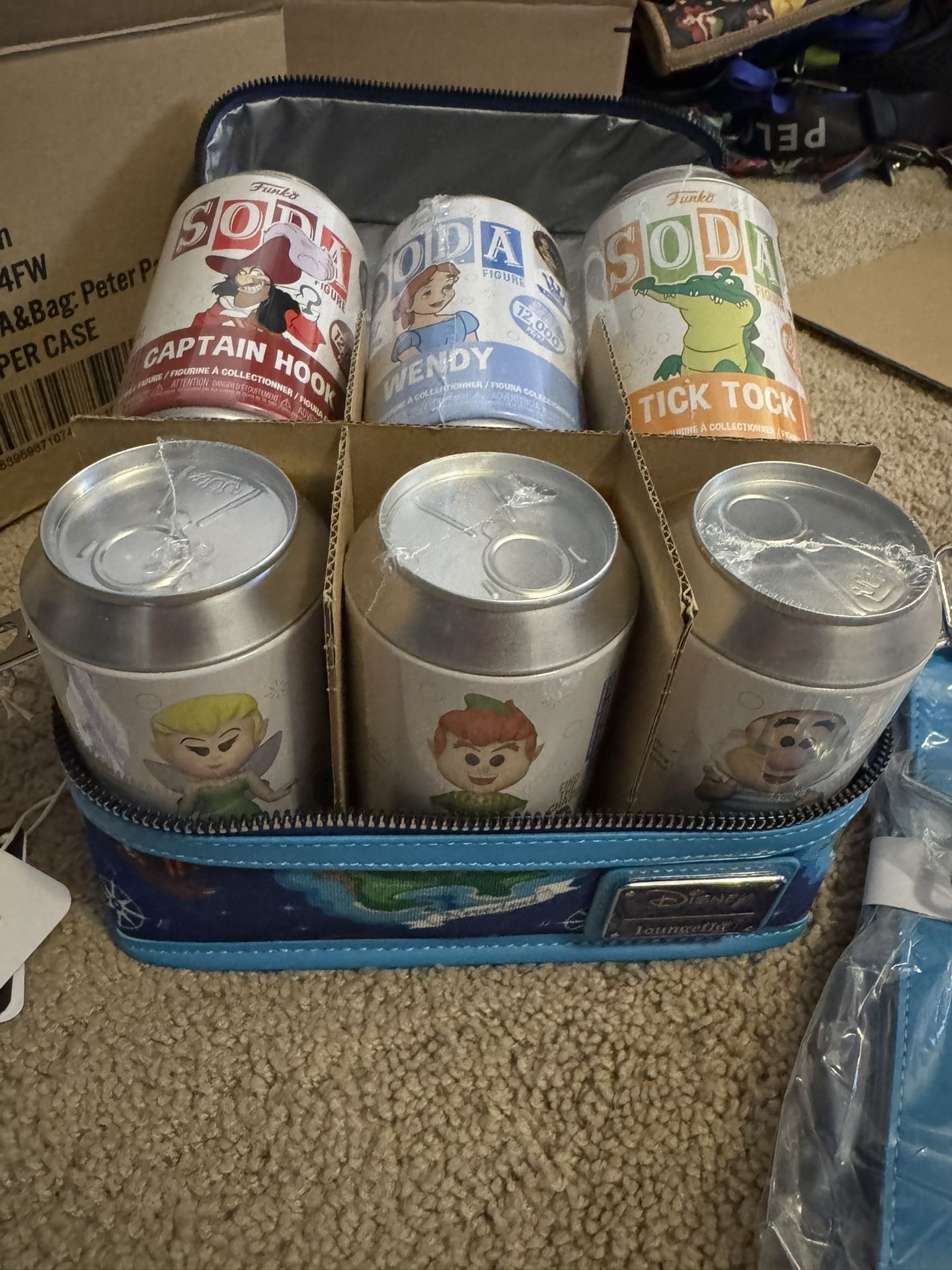 Funko Vinyl Soda Peter Pan 6-Pack with iLoungefly Cooler