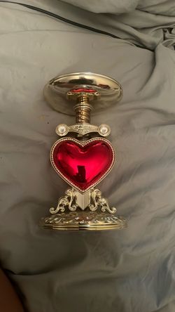Gold-Tone Heart Jewel Decorative Chalice