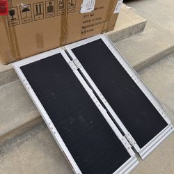 Aluminum Ramp 3 feet long. Covers stairs, walkways, indoor outdoor.