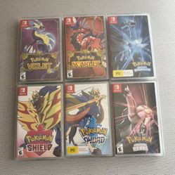 Nintendo Switch Pokemon Games(New/Sealed)