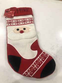 Knit Christmas Stocking 