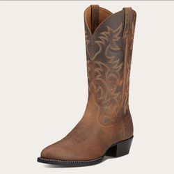Ariat Heritage Round Toe 9.5B Western Boot Men’s Cowboy Boot
