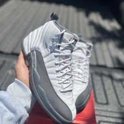 White Dark Grey 12s 