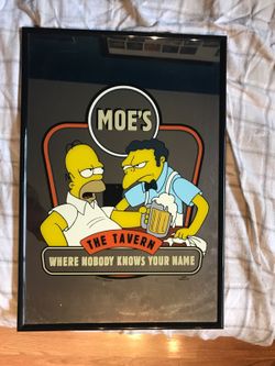Simpsons bar mirror