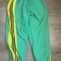 Green Adidas Tracksuit Pants 