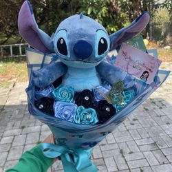 Stitch Bouquet, Roses, Handmade Flowers
