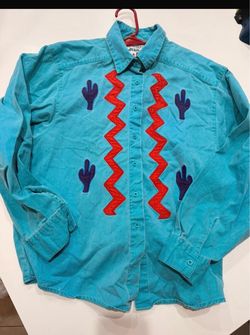 Vintage wrangler women’s shirt Large