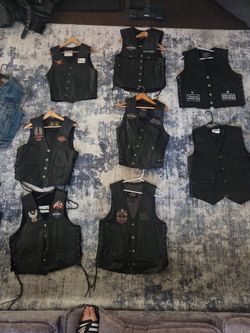 Vintage biker vest