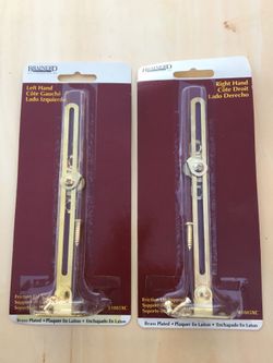 BRAINARD 6” lid support brass plated 7 sets available $7 a set