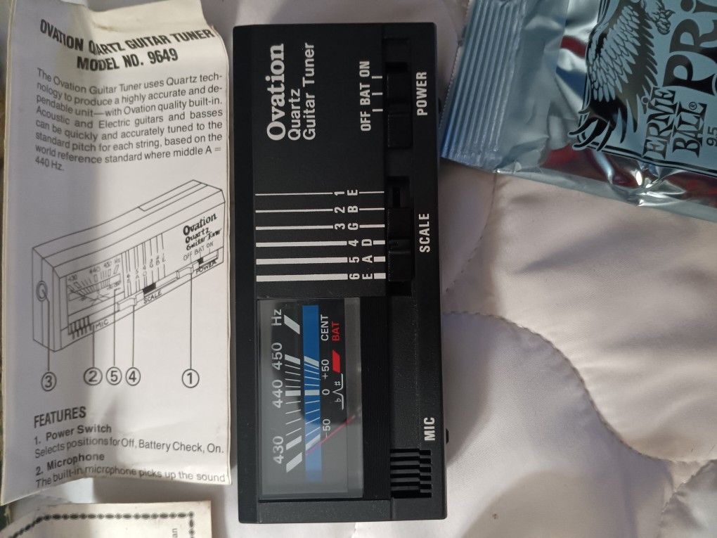 Ovation Quarts Guitar Tuner 