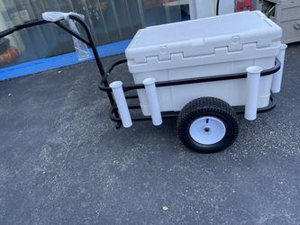 Deluxe BEACH / Fishing Cart Sea Striker Holds 7 Rods Upright Cooler Fishing  Essentials for Sale in Miami, FL - OfferUp