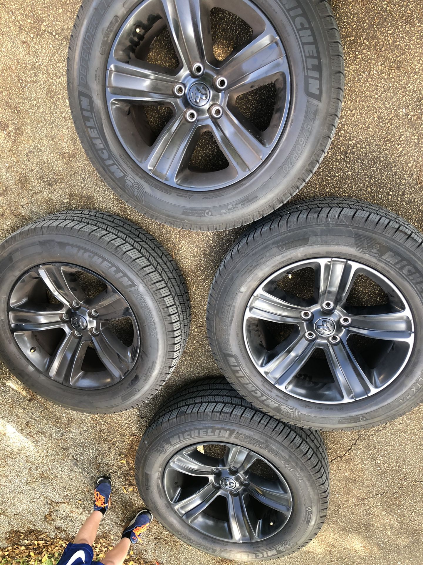 Ram OEM wheels and tires almost new