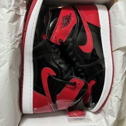 Size 12 Jordan 1 Retro High Og Patent Bred