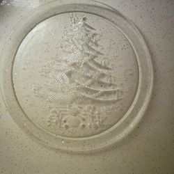 Vintage Duralex Christmas Platter