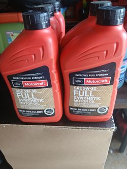 New Full Synthetic Quarts Of Oil  0-20w  &  5-30w