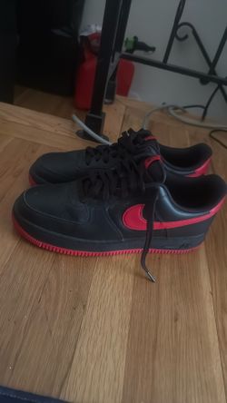 Black And Red Air Forces