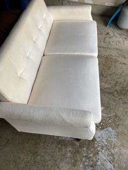 Cozy white chair