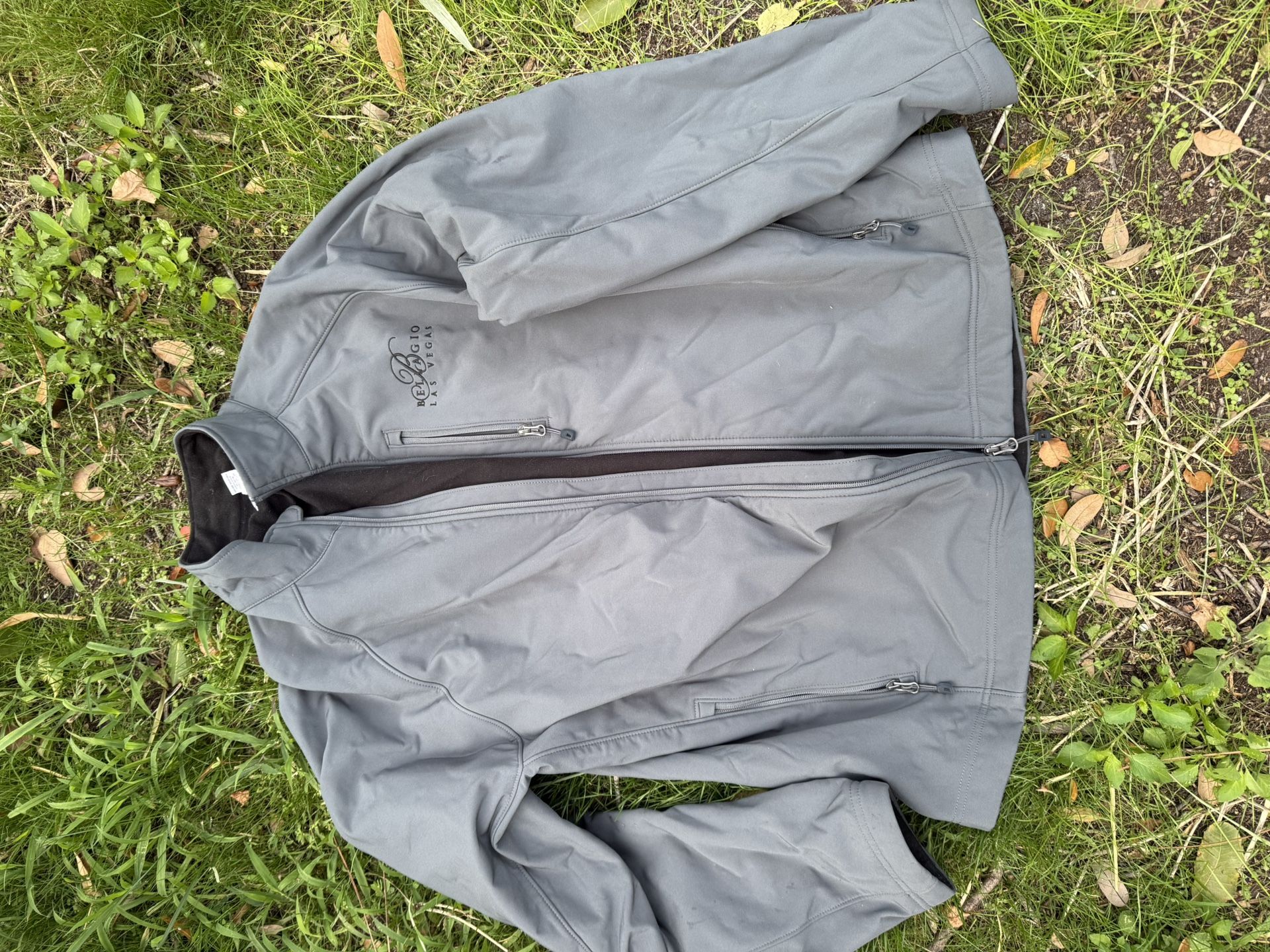 Bellagio Soft-Shell Jacket (Gray, Fleece-Lined)