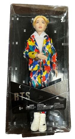 BTS Boy Band Idol Doll Jin (1) 11" Mattel NIB K Pop Mattel Big Hit Boy Band NIB
