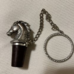 horse head cork for a bottle of wine 1998
