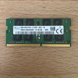 8GB  2133 MHz DDR4 SODIMM Memory
