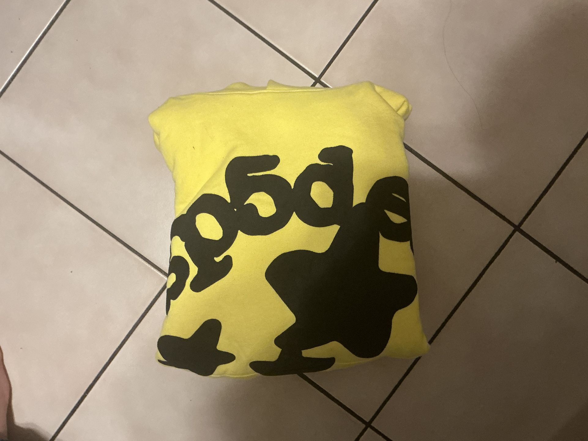 Sp5der Hoodie Yellow Beluga