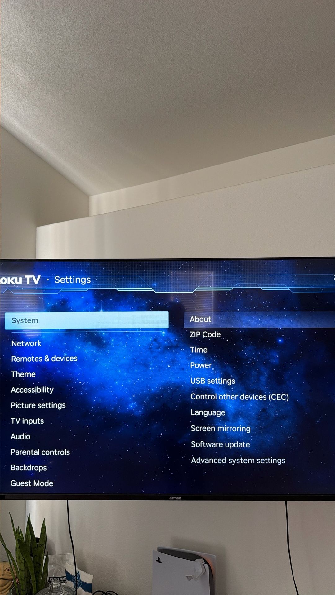 Element 65” Roku Smart TV