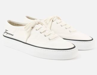 Jacquemus (Brand New) Off-White Canvas Sneakers