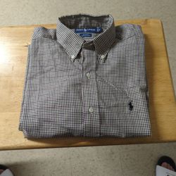 Ralph Lauren Brown/Green Shirt 