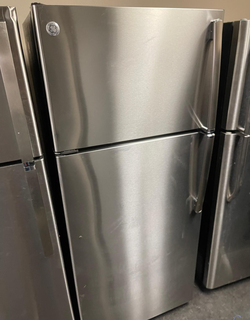 GE Top Mount Refrigerator Stainless Steel
