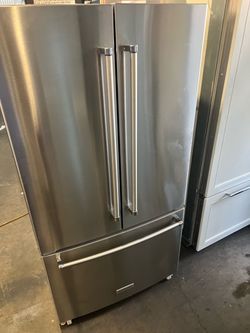 Kitchenaid 36”Stainless Steel French Door Refrigerator