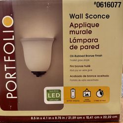 NIB Wireless Wall Sconce LED Light