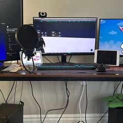 Gaming setup pc computer