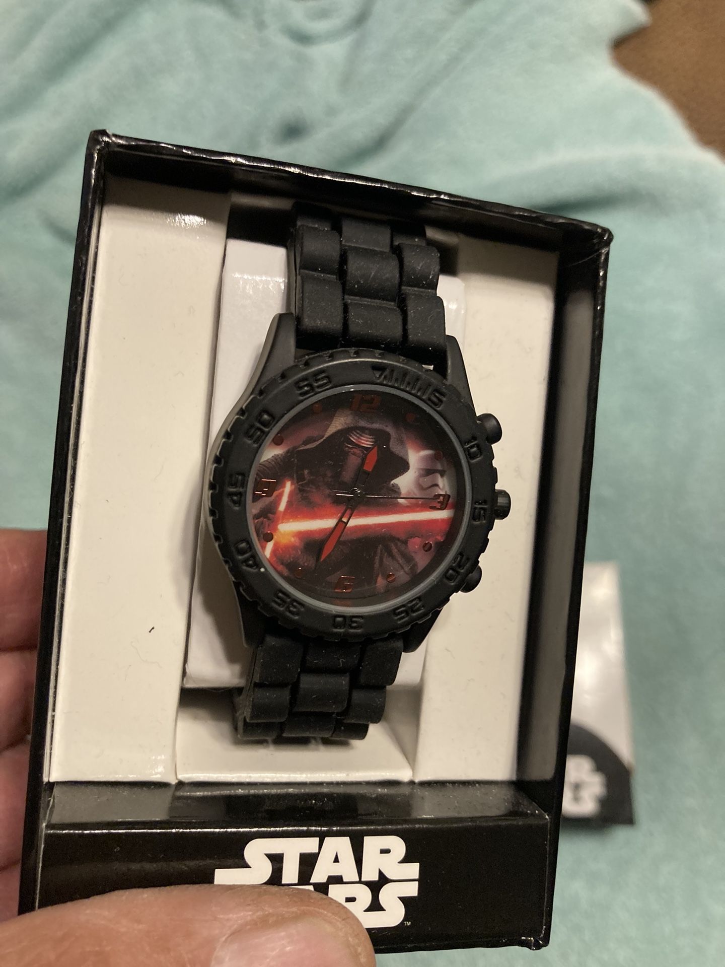 Boy's Quartz Watch Soft Black Band